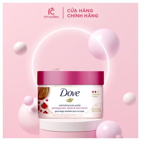 Tẩy Da Chết Dove Lựu Mỹ Dove Exfoliating Body 298g