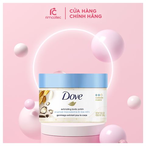 Tẩy Tế Bào Chết Dove Macca Bản Mỹ Exfoliating Body 298g