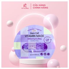 Mặt Nạ Banobagi Stem Cell Vitamin Mask Màu Tím Nâng Cơ Hộp 10 Miếng