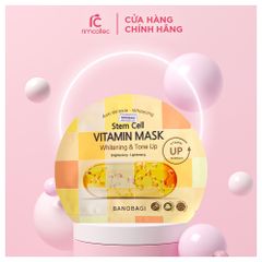 Mặt Nạ Banobagi Stem Cell Vitamin Mask Màu Vàng Dưỡng Trắng Hộp 10 Miếng