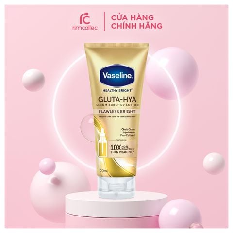 Sữa Dưỡng Thể Trắng Sáng Chống Nắng Ban Ngày Vaseline Healthy Bright Gluta-Hya Serum 330ml