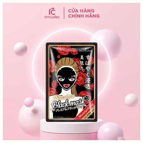 Mặt Nạ Đỏ Dưỡng Ẩm Ngừa Nếp Nhăn Sexylook Intensive Moisturizing Black Facial Mask 5 Miếng