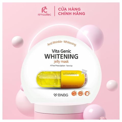 Mặt Nạ Dưỡng Da BNBG Jelly Mask Màu Vàng Trắng Da Hộp 10 Miếng