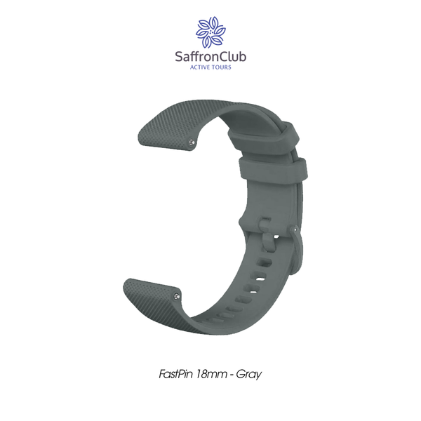  Fast Pin 18mm Band - Gray 
