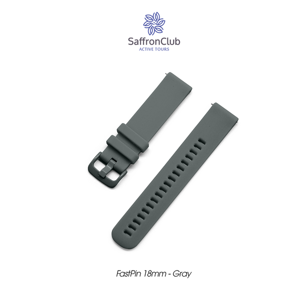  Fast Pin 18mm Band - Gray 