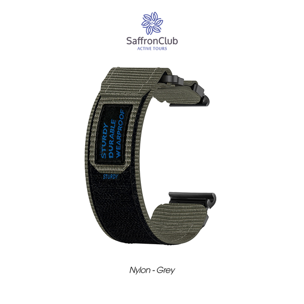  Lock Fit 20mm Nylon Band - Gray (Seat Belt) 