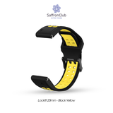  Lock Fit 20mm Band - Black/Yellow 