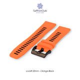  Lock Fit 20mm Band - Orange/Black 