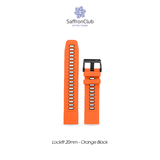  Lock Fit 20mm Band - Orange/Black 