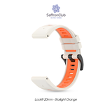 Lock Fit 20mm Band - White/Orange 