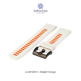  Lock Fit 20mm Band - White/Orange 