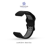  Lock Fit 20mm Band - Black/Gray (buckle) 
