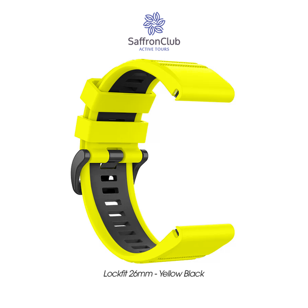  Lock Fit 26mm Band - Yellow/Black 