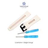  Lock Fit 26mm Band - White/Orange 
