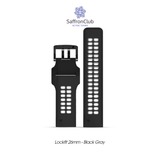  Lock Fit 26mm Band - Black/Gray (buckle) 