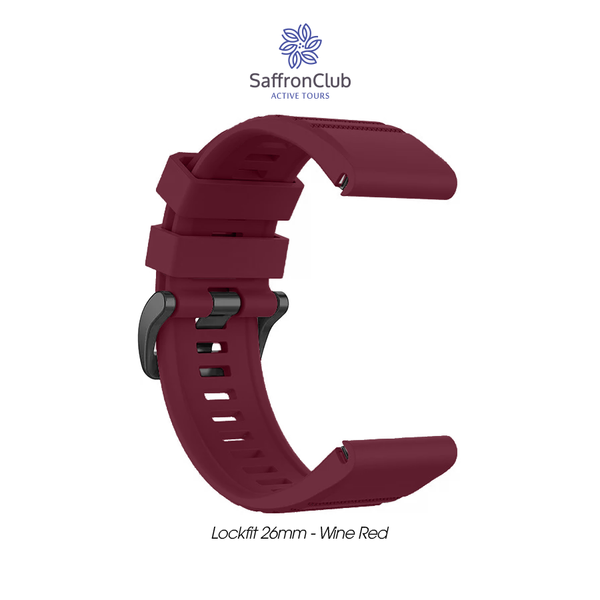  Lock Fit 26mm Band - Wine Red 