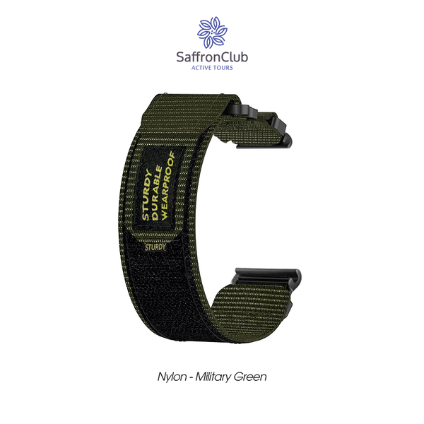  Lock Fit 26mm Nylon Band - Military Green (Seat Belt) 