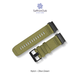  Lock Fit 22mm Nylon Band - Olive Green 