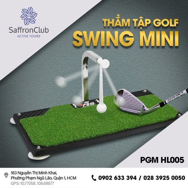  Mini Golf Swing Practice Mat - PGM HL005 