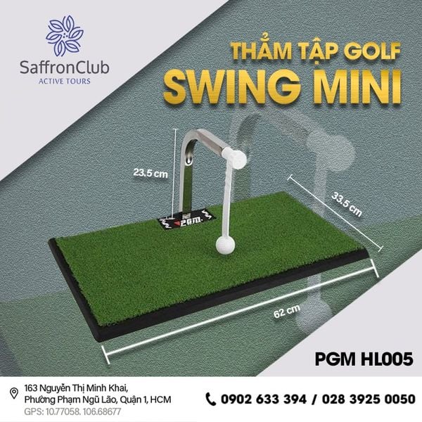  Mini Golf Swing Practice Mat - PGM HL005 