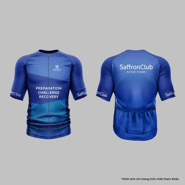  Áo đạp xe - Xanh 