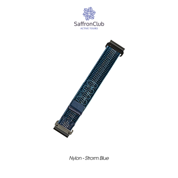  Lock Fit 22mm Nylon Band - Blue (Seat Belt) 