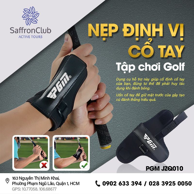  Nẹp định vị cổ tay tập chơi Golf - PGM JZQ010 