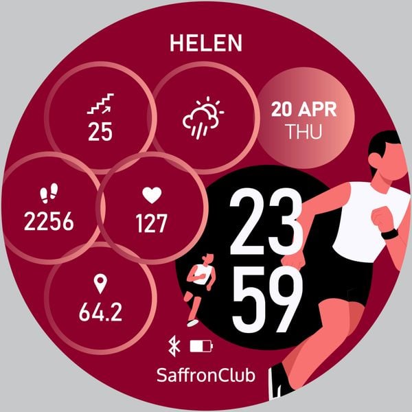  Chủ đề chạy bộ - Đỏ rượu 