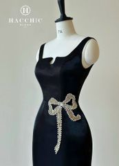 BLACK BOWTIE DRESS