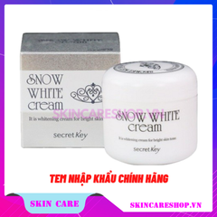 Kem Dưỡng Trắng Snow White Cream Secret Key 50gr