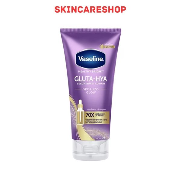 Dưỡng Thể Vaseline Gluta-Hya 70X Spotless Glow 290ml