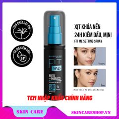 Xịt Khoá Nền Maybelline Fit Me Matte Poreless Setting Spray 60ml
