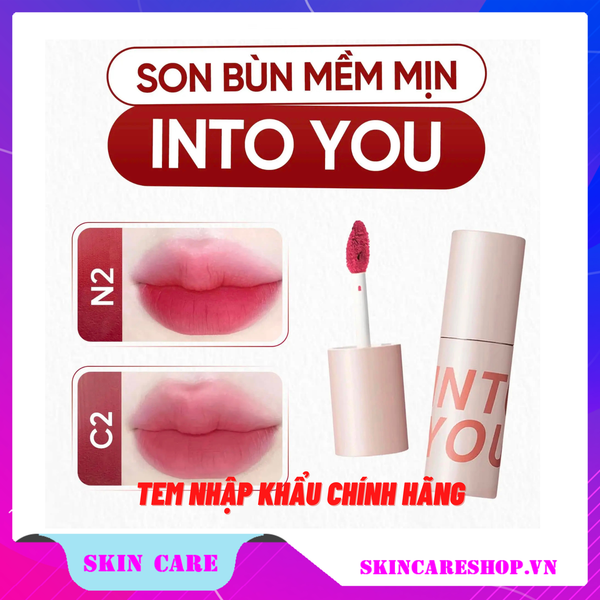 Son Kem Bùn Mềm Mịn Into You Customized Airy Lip Mud 1.8g