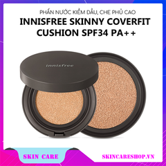 Phấn Nước Innisfree Skinny Coverfit Cushion SPF34, PA++ 14g