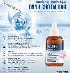 Tinh Chất Hỗ Trợ Phục Hồi Cho Da Dầu Pretty Skin Multi Hydra B5 Max Serum 50ml
