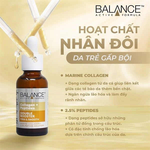Tinh Chất Cấp Ẩm, Dưỡng Da Căng Bóng Thế Hệ Mới BALANCE 2% HA + 3% Ceramide Double Booster Serum 30ml