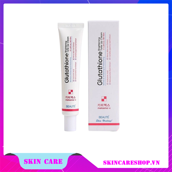 Kem Dưỡng Trắng Da, Chống Lão Hóa Beauté Glutathione Brightening Tone Up  Cream 40mlKem Dưỡng Trắng Da, Chống Lão Hóa Beauté Glutathione Brightening  Tone – SKINCARESHOP.VN