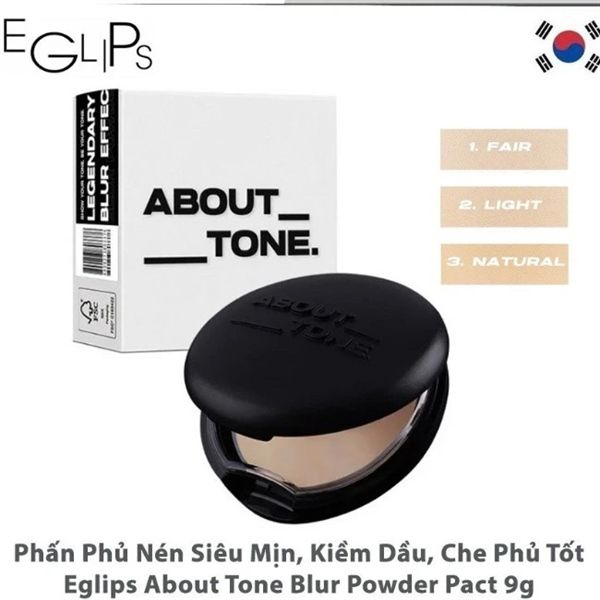 Phấn Phủ Dạng Nén Eglips About Tone Blur Effect 8g