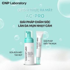 Sữa rửa mặt cho da mụn nhạy cảm CNP AC Pro Bubble Foam Cleanser 150ml