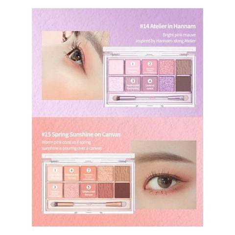 Phấn Mắt Clio Pro Eye Palette 15 Spring Sunshine On Canvas