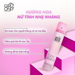 Dầu Gội Khô Girlz Only 200ml