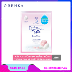 Mặt Nạ Dưỡng Da Trắng Hồng Senka Perfect Aqua White Mask