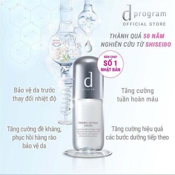 Tinh Chất D program Thermo Defense Serum Dưỡng Da Bảo Vệ Chuyên Sâu 40ml