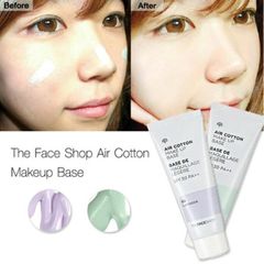 Kem Lót Kiềm Dầu The Face Shop Air Cotton Makeup Base SPF30 PA++ 35ml