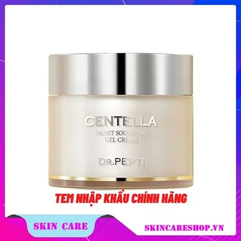 Kem dưỡng Dr.Pepti Centella Moist Soothing Gel Cream Rau Má Cấp Ẩm Làm Dịu Da 70ml