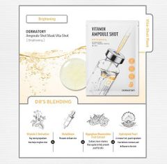 Mặt Nạ Dermatory Vitamin Ampoule Shot Brightening