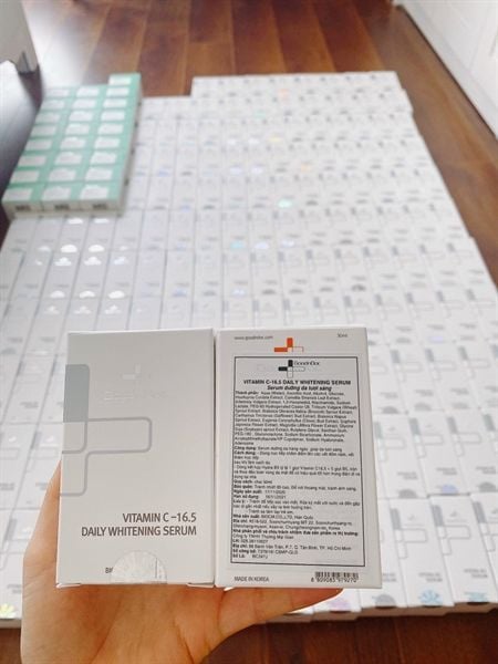 Serum Dưỡng Sáng Da Goodndoc Vitamin C 16.5 Daily Whitening Serum 30ml