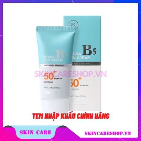 Kem Chống Nắng Pretty Skin Phục Hồi Dưỡng Trắng Hydra B5 Sun Cream SPF 50+/PA+++ 70ml