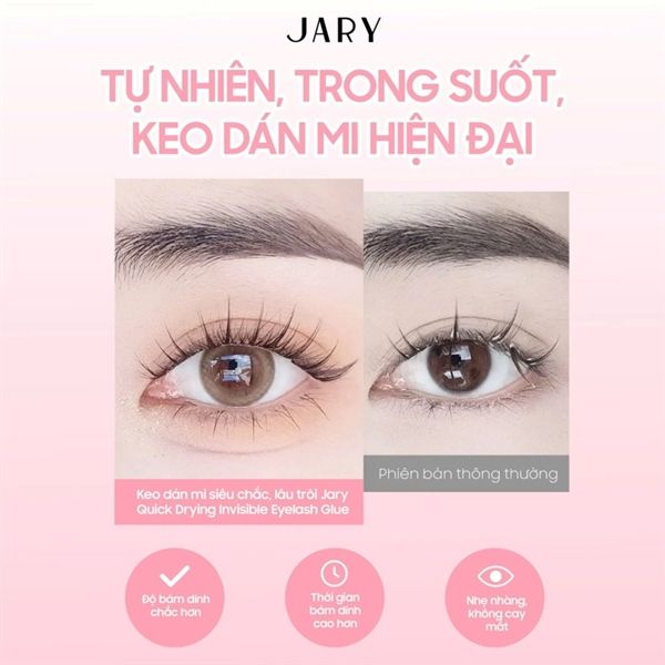 Keo Dán Mi Jary Quick Drying Invisible Eyelash Glue 7ml