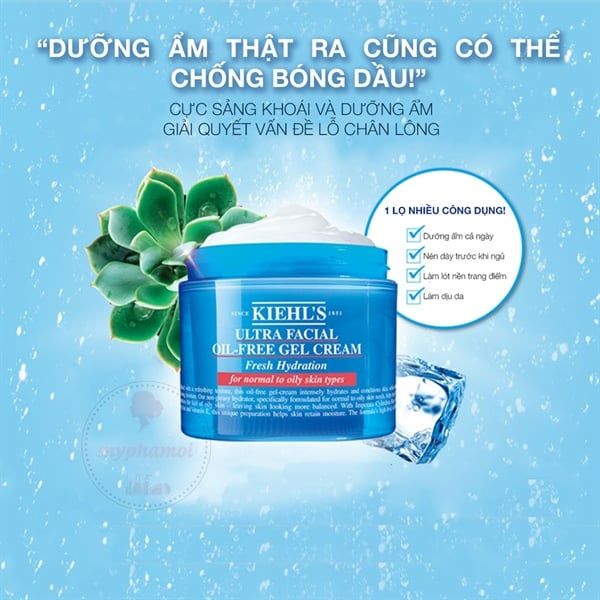 Gel Dưỡng Ẩm Kiehl’s Ultra Facial Oil-Free Gel Cream